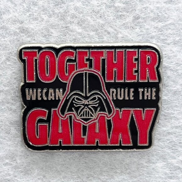 🔮 5/$25 Disney Star Wars Darth Vader Together We Can Rule the Galaxy Pin - Picture 1 of 3